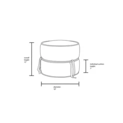 Olivia Round Pouf Rust - Opalhouse™ Designed With Jungalow™ -Home Decoration Shop GUEST 2dec2442 055a 49e6 a91f e3a92174e078