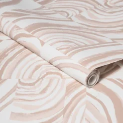 Agate Stone Peel & Stick Wallpaper Cream - Opalhouse™: Removable, Self-Adhesive, Geometric Swirl, 27.5 Sq Ft Coverage -Home Decoration Shop GUEST 3c2b49a6 710f 42fe 873f 9817c5974d84