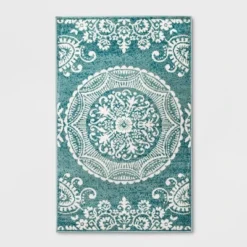 Vintage Medallion Outdoor Rug Turquoise - Opalhouse -Home Decoration Shop GUEST 456e7275 6a86 42a9 b016 7ab8c8d1e8e0