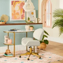 24" X 30" Floral Abstract Unframed Wall Canvas Pink - Opalhouse™ Designed With Jungalow™