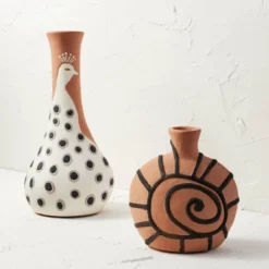 Spiral Shell Terracotta Vase Brown - Opalhouse™ Designed With Jungalow™ -Home Decoration Shop GUEST 5c2b58ed 0b3f 454c 91fa 9f37f0275e13