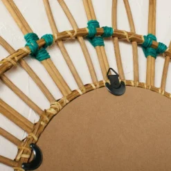 30" Dia Rattan Mirror With Cotton Cord - Opalhouse™ Designed With Jungalow™ -Home Decoration Shop GUEST 609e683e 9806 4ac4 8a85 94ad2e7f6e22