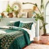 Full/Queen Printed Comforter & Sham Set Teal - Opalhouse™ Designed With Jungalow™