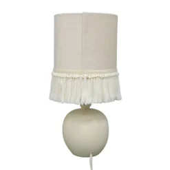 Small Table Lamp With Fringe Shade Off-White (Includes LED Light Bulb) - Opalhouse™ Designed With Jungalow™ -Home Decoration Shop GUEST 6a5a28fb 40e2 4ccf aad5 699d151bc234