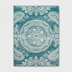 Vintage Medallion Outdoor Rug Turquoise - Opalhouse -Home Decoration Shop GUEST 6c0eb72d 44c2 4f9e 87fc 5063aebde8d8