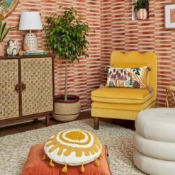 Bencia Slipper Chair Mustard - Opalhouse™ Designed With Jungalow™ -Home Decoration Shop GUEST 83ff8f64 8468 4fcf a26a d3ef3492ee59