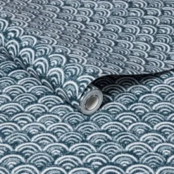 Rainbow Scallops Peel & Stick Wallpaper Blue/White - Opalhouse™: Removable, Temporary, Vinyl, Kitchen Decor -Home Decoration Shop GUEST 8c5b1176 50f0 42b5 bbf1 0f0112ec1444