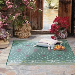 5' X 7' Outdoor Rug Global Aqua - Opalhouse™ -Home Decoration Shop GUEST 936c44a1 952b 47a4 8745 a9387e952bdc