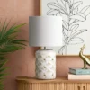Diamond Cutout Table Lamp With Lit Base - Opalhouse™