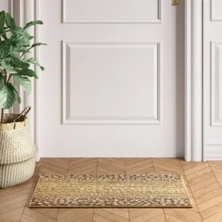 Home Decoration Shop 19 Elderberry Snake Skin Print Woven Rug Gray - Opalhouse