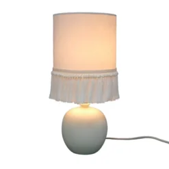 Small Table Lamp With Fringe Shade Off-White (Includes LED Light Bulb) - Opalhouse™ Designed With Jungalow™ -Home Decoration Shop GUEST b032319a c7f7 464d ab2a a2536f5698f3