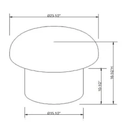 Maddalena Mushroom Stool - Opalhouse™ Designed With Jungalow™ -Home Decoration Shop GUEST c2878331 038a 4ac5 ad14 266eb978ce44
