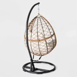 Britanna Patio Hanging Egg Chair - Natural - Opalhouse™ -Home Decoration Shop GUEST c4bd566e 91c6 4884 8a0e b0fad9b51e63