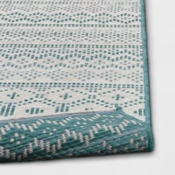 5' X 7' Tapestry Woven Outdoor Rug Aqua - Opalhouse™ -Home Decoration Shop GUEST d89b2b6c 34c5 4db7 b760 30af76ec6a4a