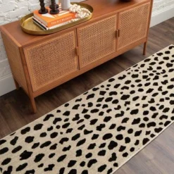 Daffodil Leopard Print Woven Rug - Threshold™ -Home Decoration Shop GUEST fd7ce3b6 e6f3 40a7 83d7 ec02ffd3ec0b
