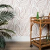 Agate Stone Peel & Stick Wallpaper Cream - Opalhouse™: Removable, Self-Adhesive, Geometric Swirl, 27.5 Sq Ft Coverage